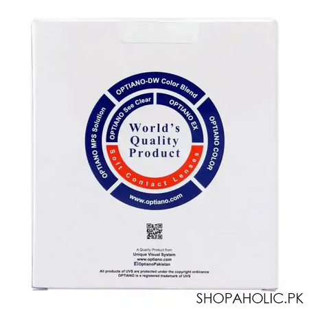optiano soft color contact lenses, hazel image3