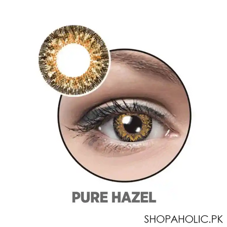 optiano soft color contact lenses, pure hazel main image