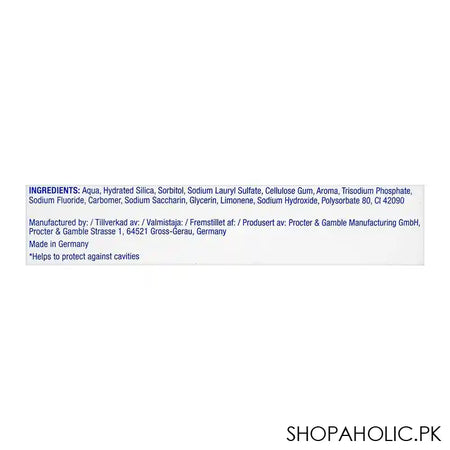 Oral-B 123 Extra Fresh With Active Flouride Toothpaste, 100ml - Image 3