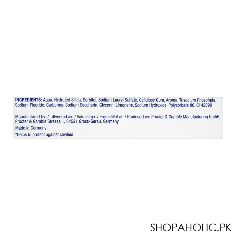 Oral-B 123 Extra Fresh With Active Flouride Toothpaste, 100ml - Image 3