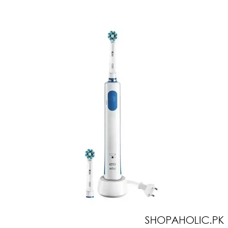 oral b pro 570 cross action limited edition rechargeable toothbrush + brush head, d16.5231.1 main image