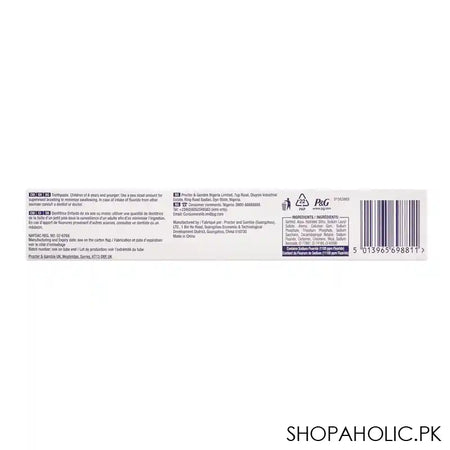 Oral-B Strong Teeth Extra Fresh Gel Toothpaste, 140g - Image 3