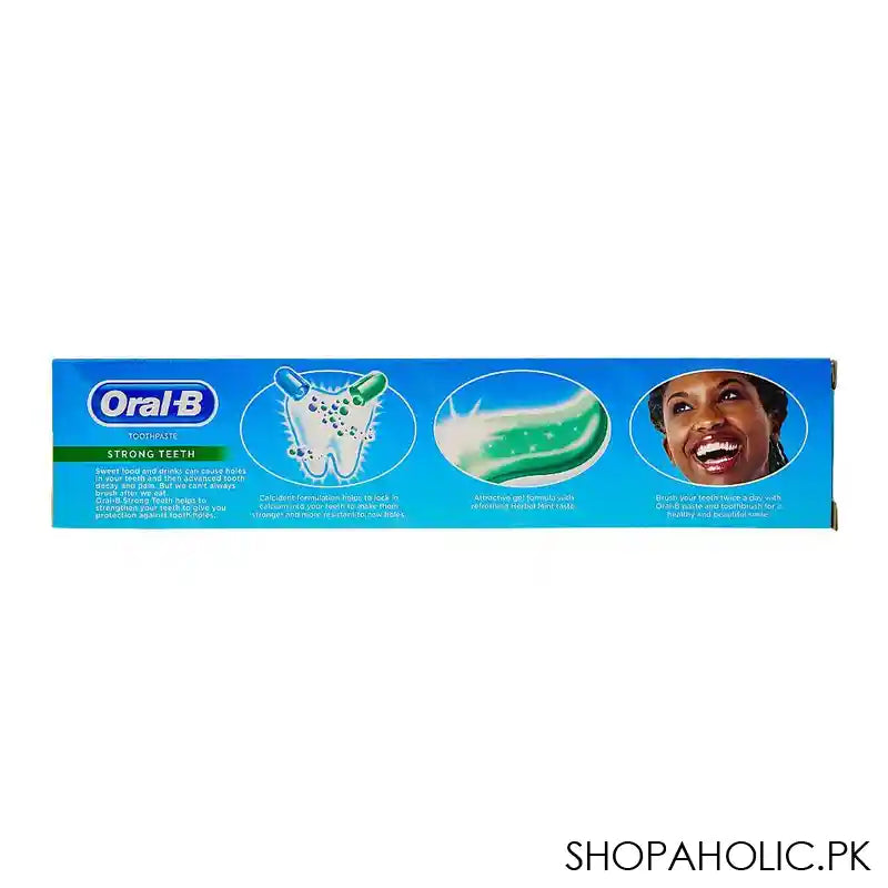Oral-B Strong Teeth Herbal Mint Gel Toothpaste, 140g - Image 2