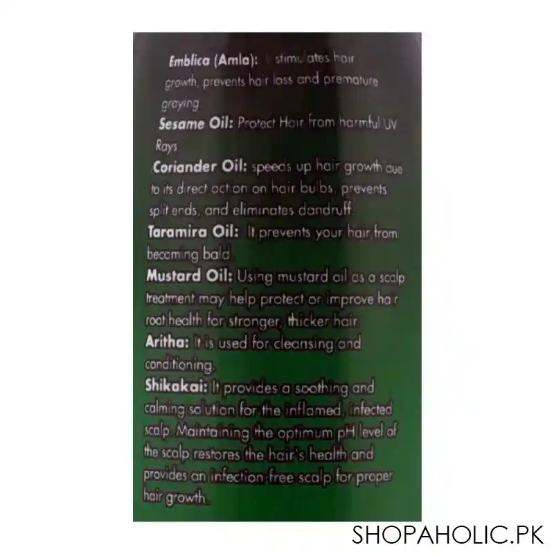 organico 7 herbal oil, 100ml image3