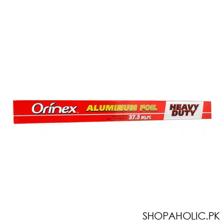 Orinex Aluminum Foil, Heavy Duty, 37.5 SQFT, 18 Inches x 8.33 Yards - Main Image