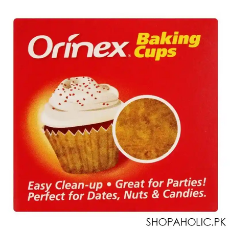 orinex baking cups, bronzy, 100 pack image3