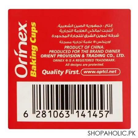orinex baking cups, deco, 100 pack image3