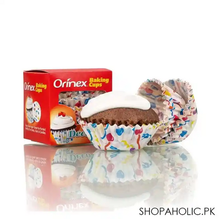 orinex baking cups, deco, 100 pack image4