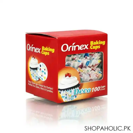 orinex baking cups, deco, 100 pack image5