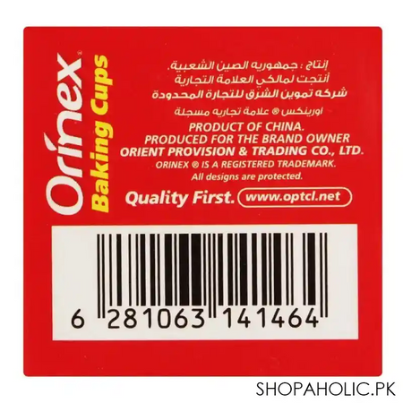 orinex baking cups, dots, 100 pack image5
