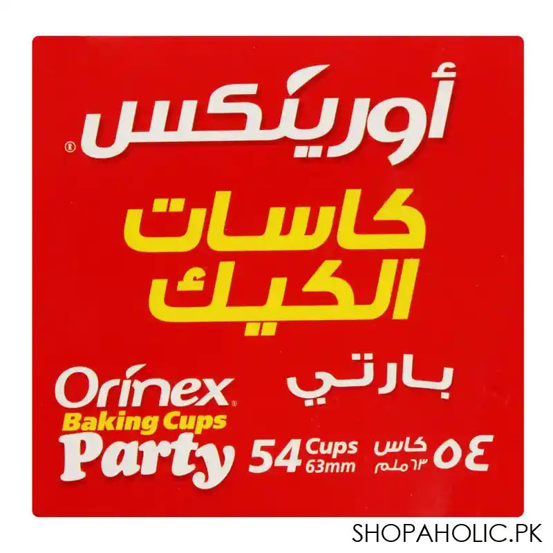 Orinex Baking Cups, Party, 54-Pack - Image 2