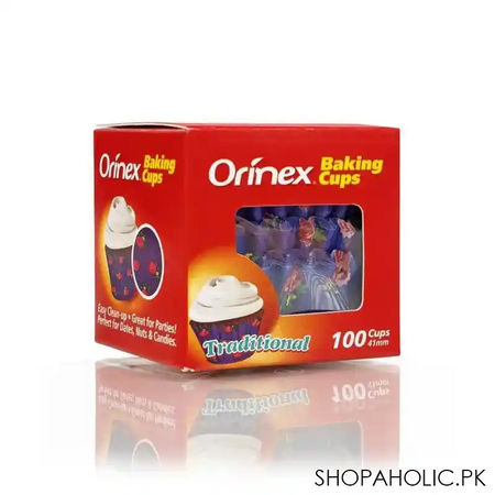 orinex baking cups, traditional, 100 pack image5