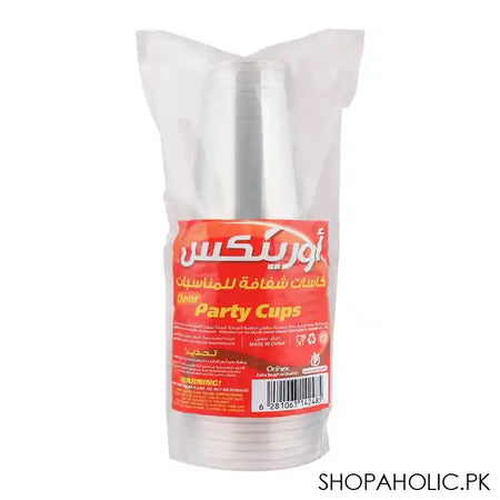 Orinex Clear Party Cups, 532ml/18oz, 24-Pack - Image 4