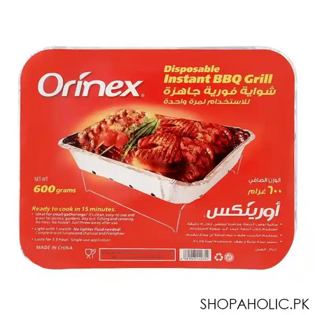 orinex disposable instant bbq grill, 600g main image