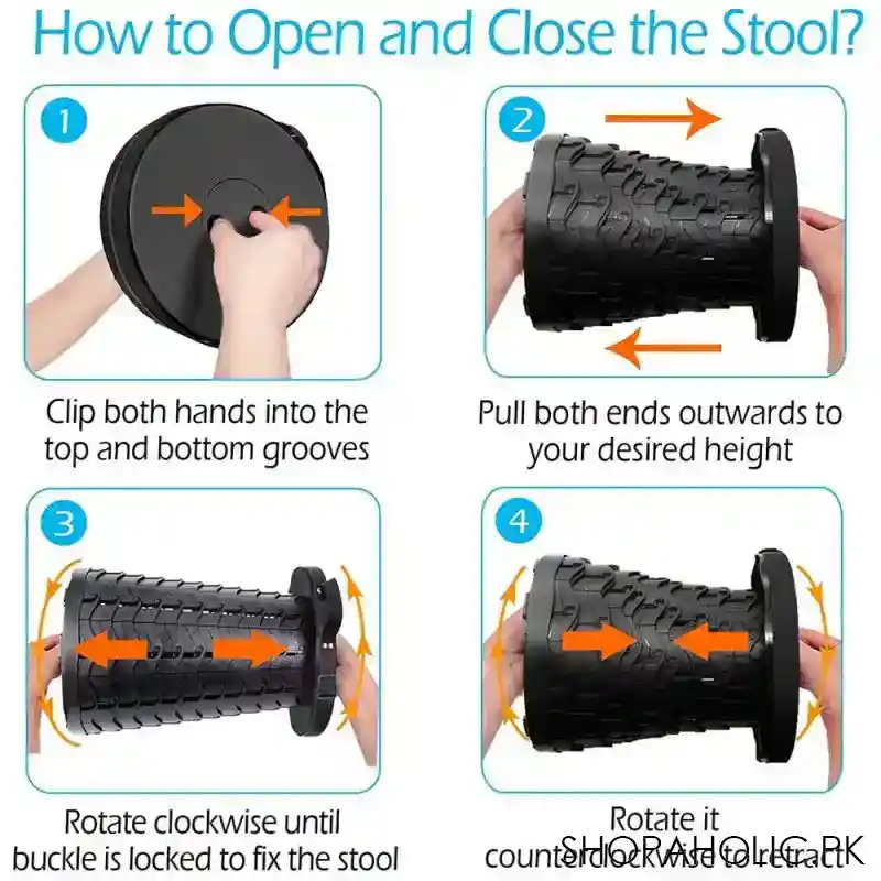 outdoor portable folding stool for camping, fishing, hiking image8