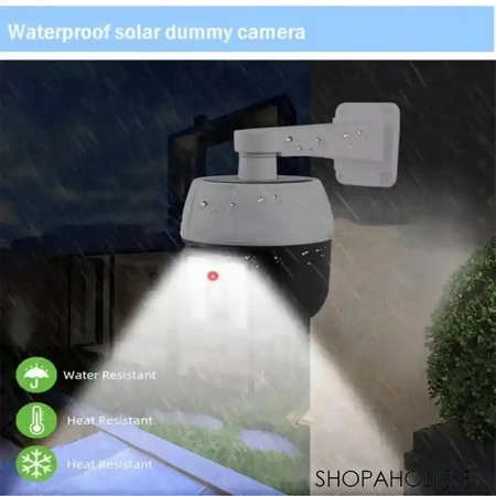 outdoor waterproof solar panel dummy camera main image