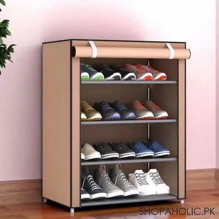 oxford 4 layer shoe cabinet shoe rack image2