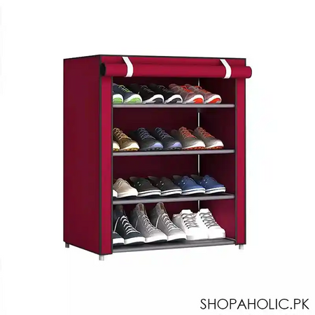 oxford 4 layer shoe cabinet shoe rack image4