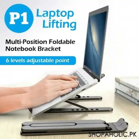 p1 multi position foldable notebook bracket main image