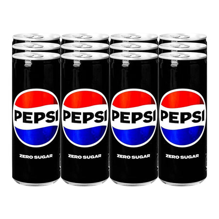 Pepsi Zero Sugar Can, 250ml, 12-Pieces - Image 2