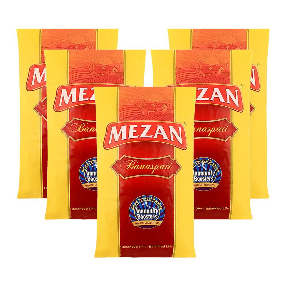 Mezan Banaspati Ghee, 1kg Each, 5-Pack - Main Image