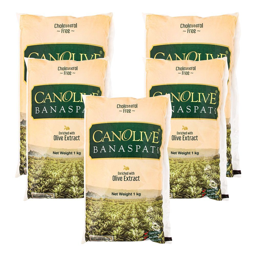 Canolive Banaspati, 1kg Each, 5-Pack - Main Image