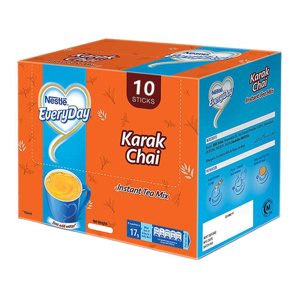 Nestle Every Day 3-In-1 Karak Chai, 17g Each, 10-Pack - Image 3