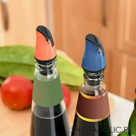 pack of 2 automatic opening and closing leak proof oil bottle stopper main image