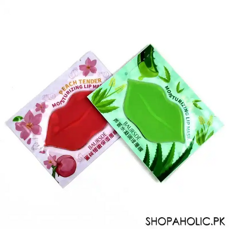 (pack of 2) baursde peach tender moisturizing lip mask main image