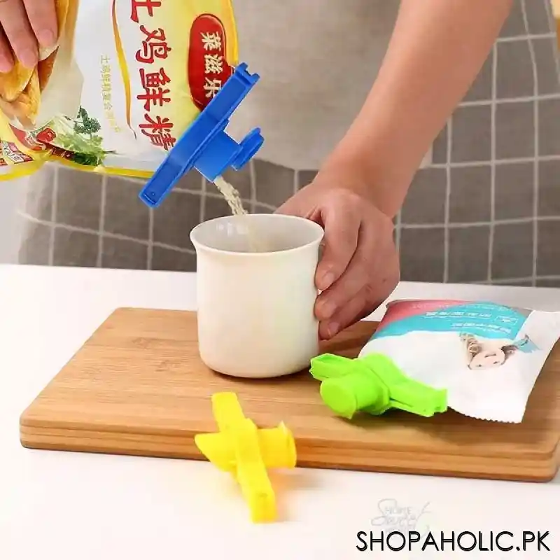 (pack of 2) multifunction food storage sealing clip image6