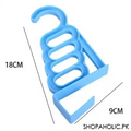 (Pack of 2) Over The Door 4 Hole 1 Hook Multi Clothes Hangers