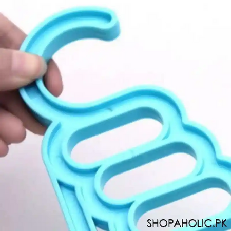 (pack of 2) over the door 4 hole 1 hook multi clothes hangers image3