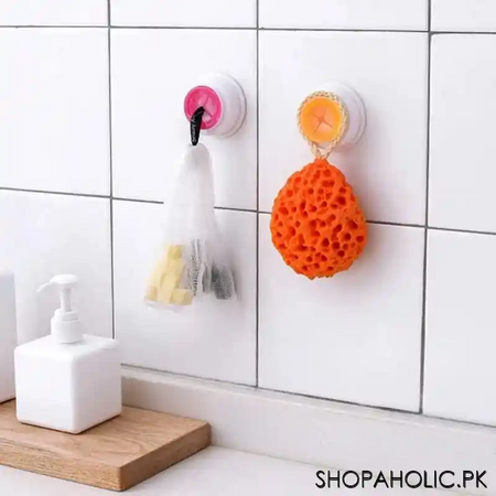 (pack of 2) push in type self adhesive tea towel grip holder main image