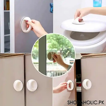 (pack of 2) self stick cabinet drawer handle image4