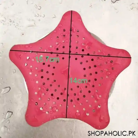 (pack of 2) star silicone drain filter image2