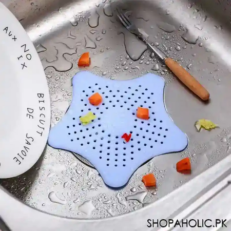 (pack of 2) star silicone drain filter image5