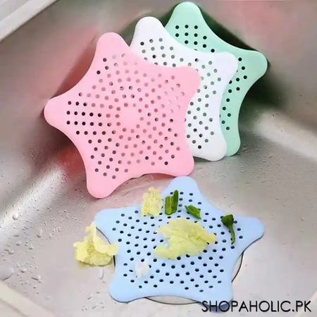 (pack of 2) star silicone drain filter image6