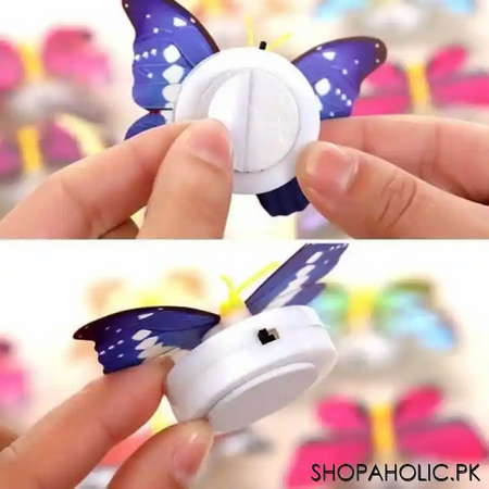 (pack of 3) led 3d butterfly wall lights image4