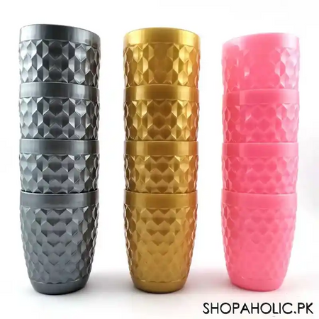 (pack of 4) durable plastic glass set image2