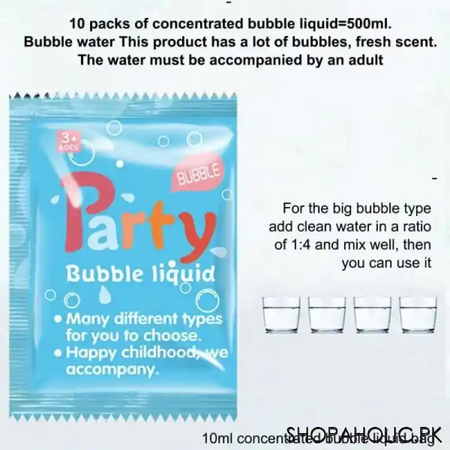 (pack of 4) party bubble liquid image4