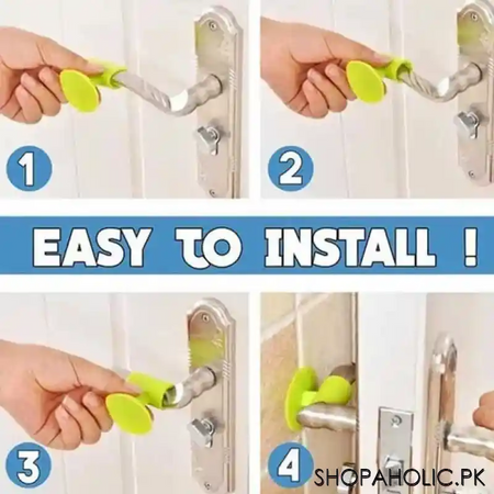 (pack of 4) silence silicone door stopper image3
