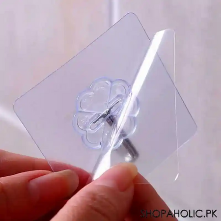 (pack of 4) transparent hook image5