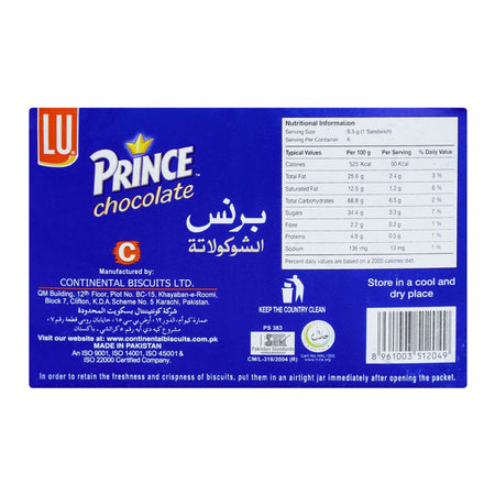 LU Prince Chocolate Sandwich Biscuits, 6 Snack Packs - Image 4