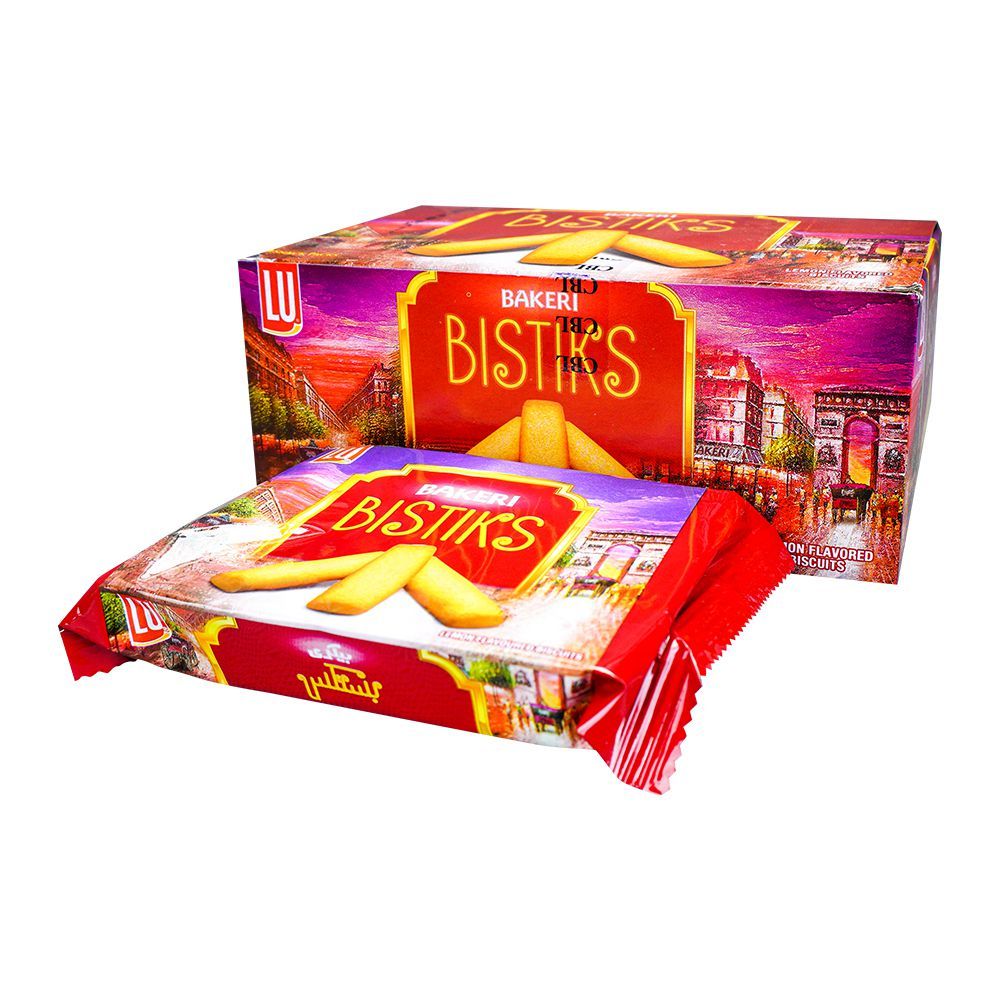 LU Bakeri Bistiks Biscuits, 8 Snack Packs - Main Image