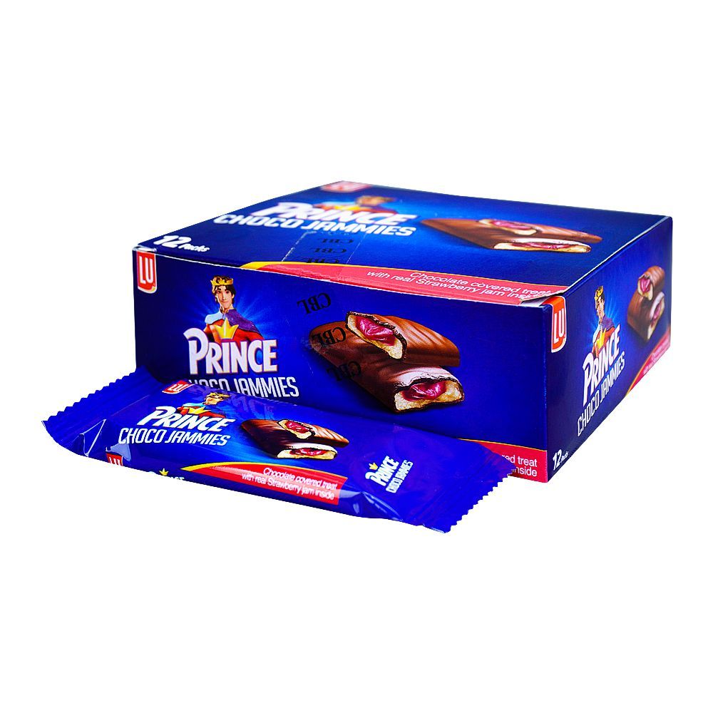 LU Prince Choco Jammies Biscuit, Bar Pack Box - Main Image