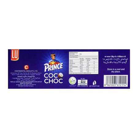LU Prince Coco Choc Covered Biscuit, Snack Pack Box, 26g Each - Image 4