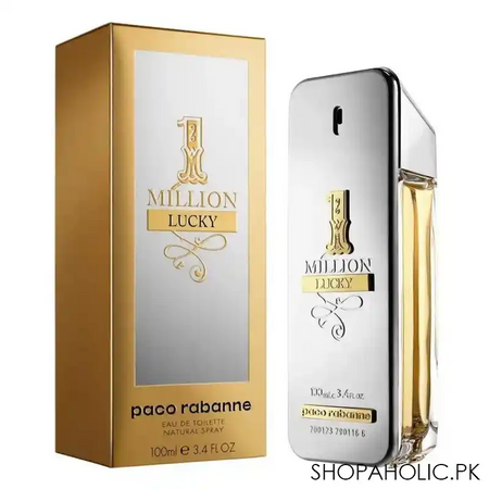 paco rabanne 1 million lucky eau de toilette for men 100ml image2