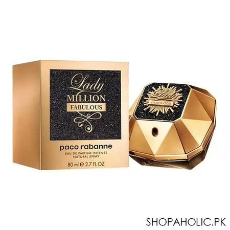 paco rabanne lady million fabulous eau de toilette, fragrance for women, 80ml image2