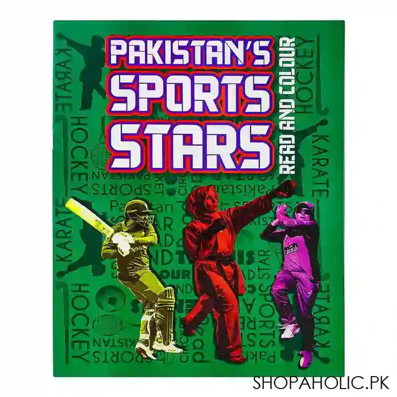 Pakistan's Sports Stars: Read and Color Book - Image 3