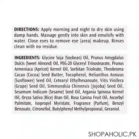 palmer's cocoa butter formula skin therapy face cleansing oil, paraben free, 190ml image3